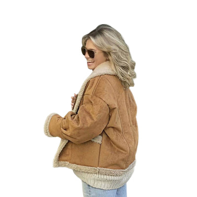 Thalara | Manteau avec doublure moelleuse en peluche