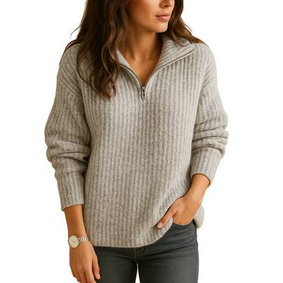 Serenja | Pull avec demi-zip