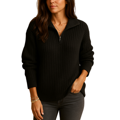 Serenja | Pull avec demi-zip