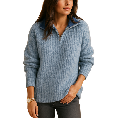 Serenja | Pull avec demi-zip