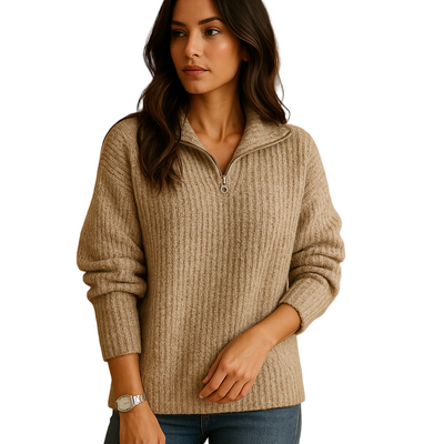 Serenja | Pull avec demi-zip