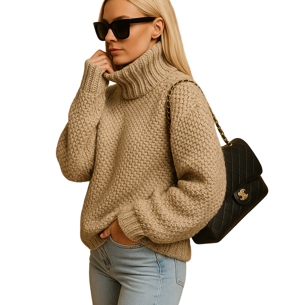 Annelora | Pull en tricot épais